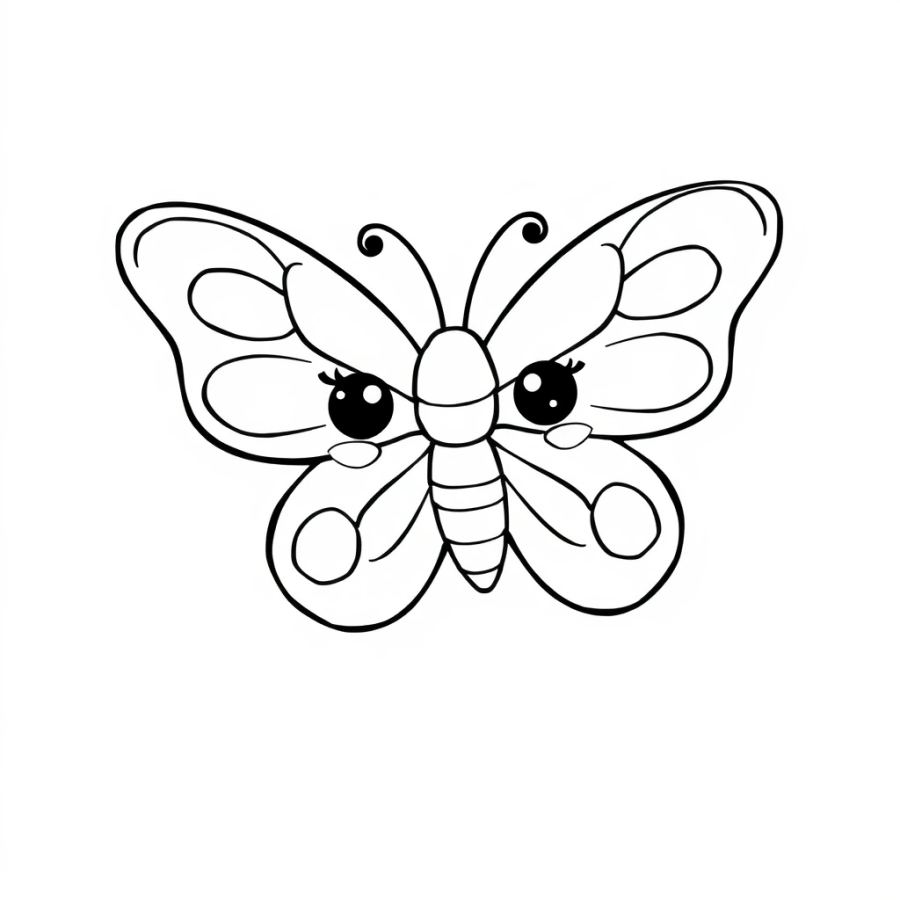 Butterfly Coloring Page