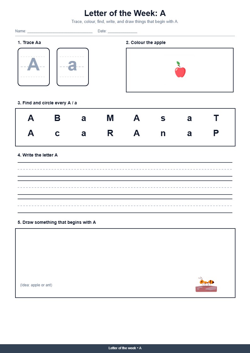Letter of the Week — A