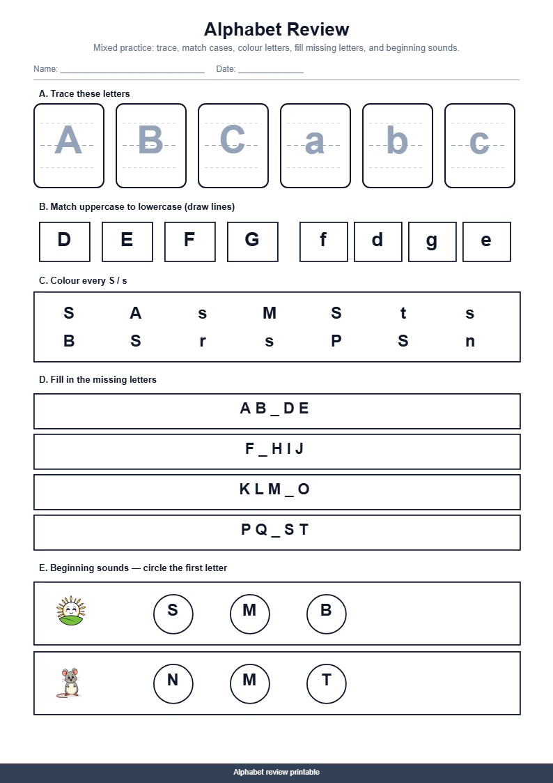 Alphabet Mixed Review