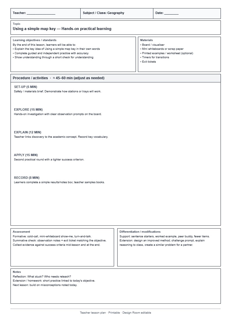 Lesson Plan 05: Hands-on practical learning