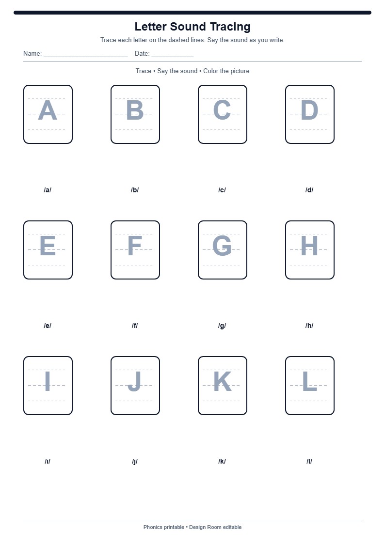 Letter Sound Tracing