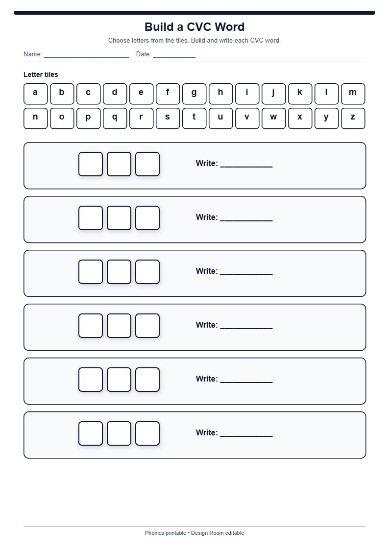 Build a CVC Word