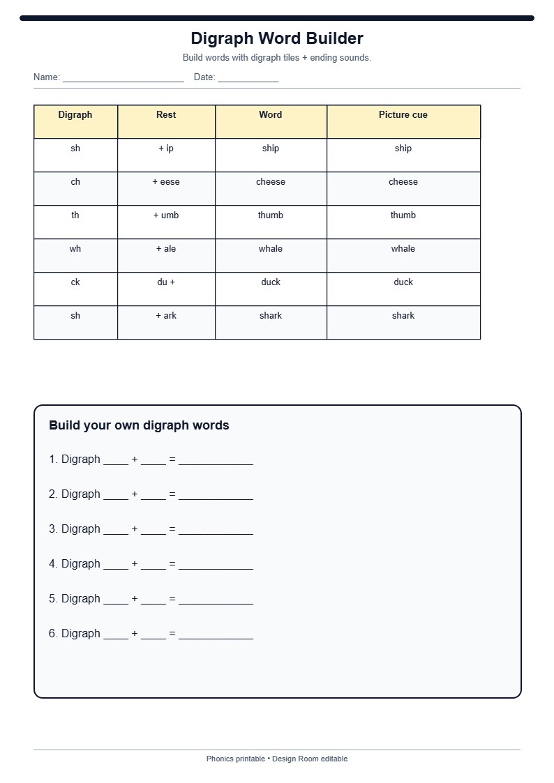 Digraph Word Builder