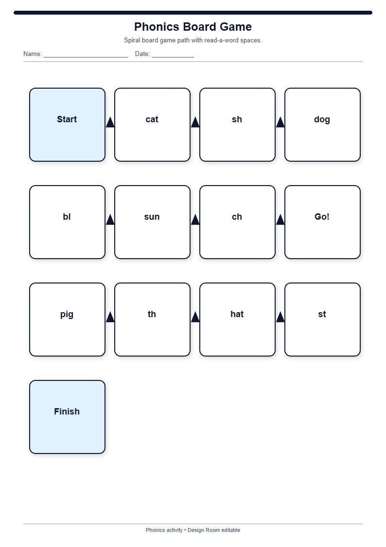 Phonics Board Game