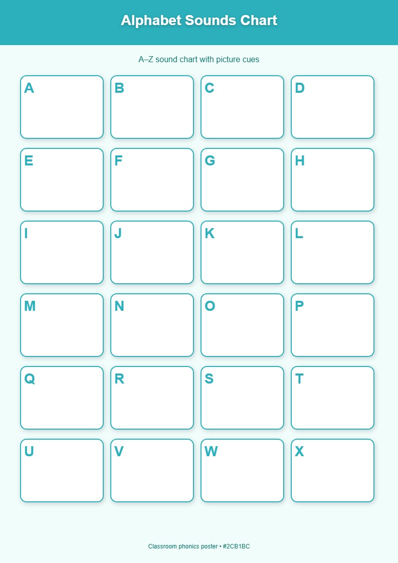 Alphabet Sounds Chart