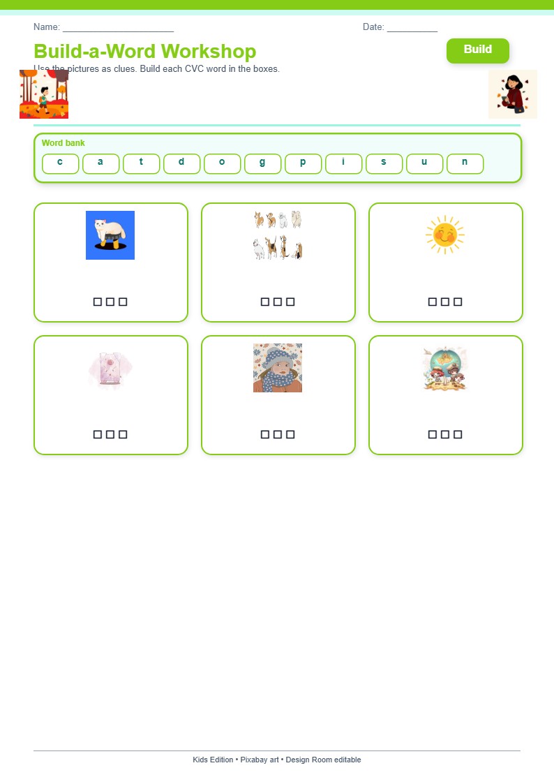 Build-a-Word Workshop