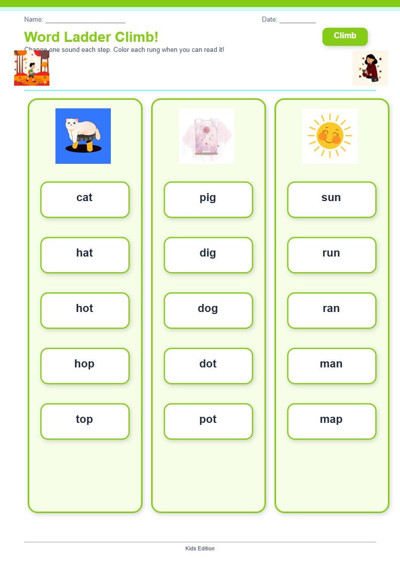 Word Ladder Climb!
