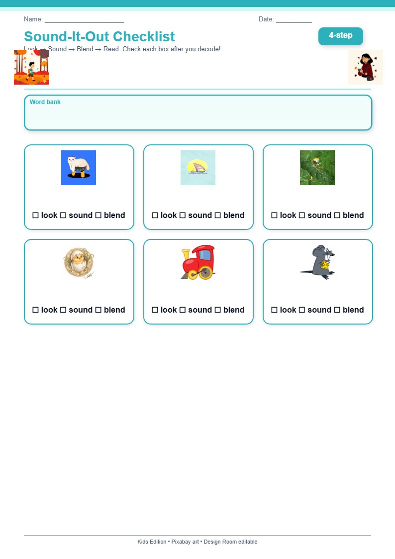 Sound-It-Out Checklist
