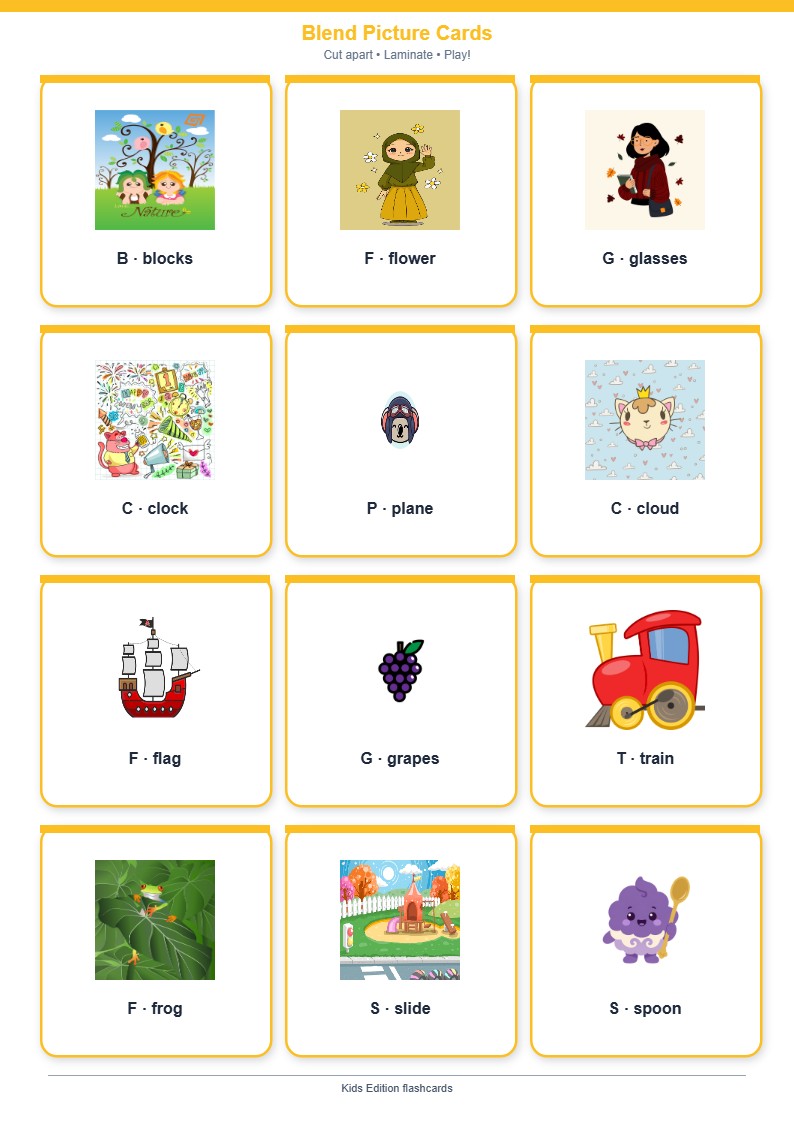Blend Picture Cards