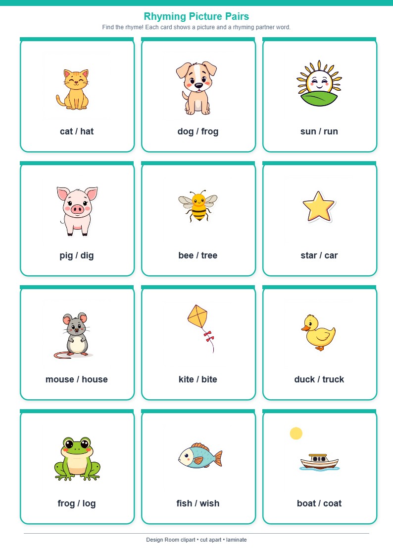 Rhyming Picture Pairs