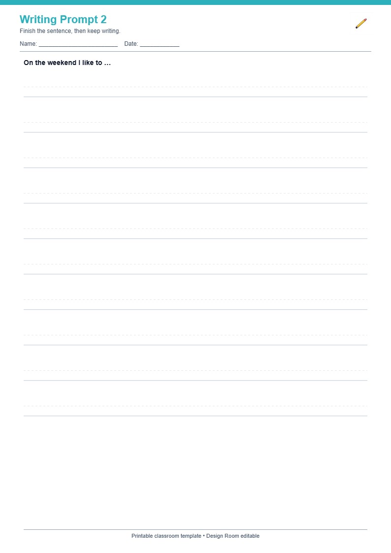 Writing Prompt 2