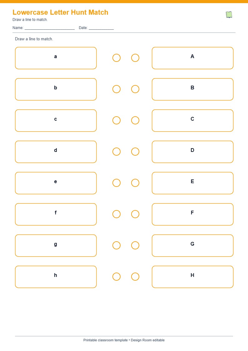 Lowercase Letter Hunt Match