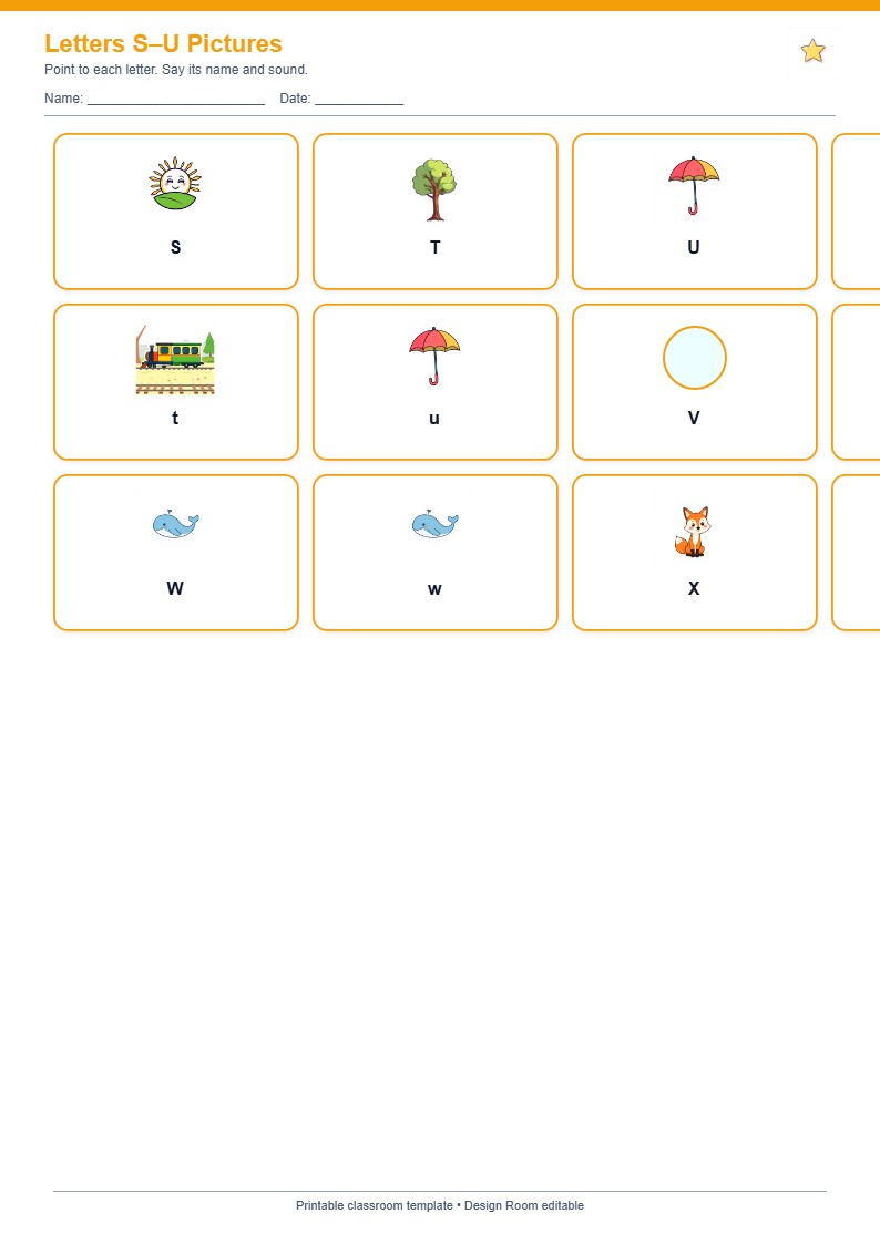 Letters S–U Pictures