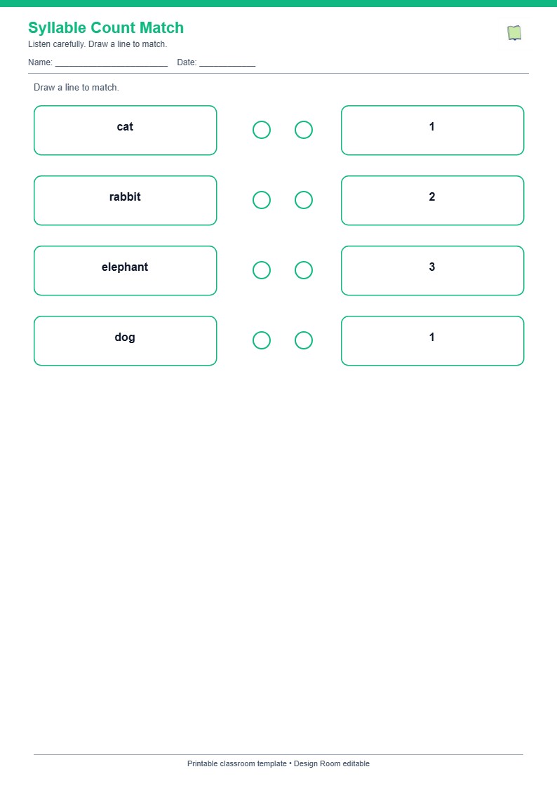 Syllable Count Match