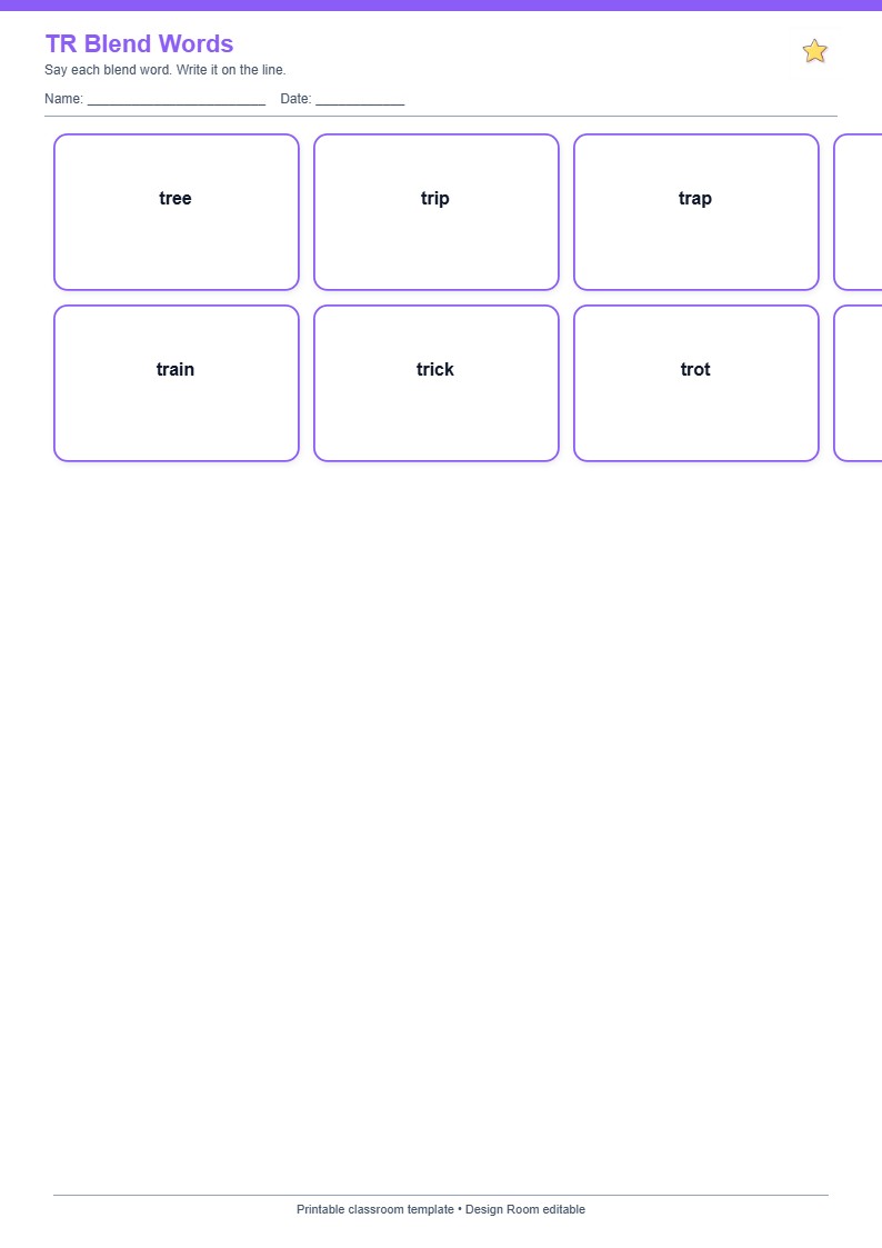 TR Blend Words