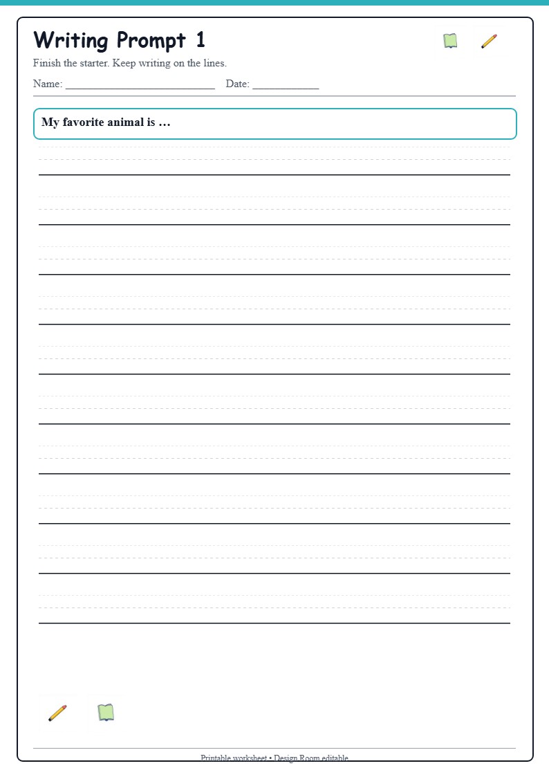 Writing Prompt 1