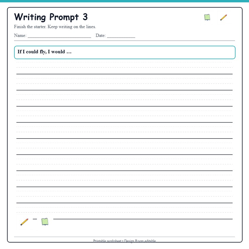 Writing Prompt 3