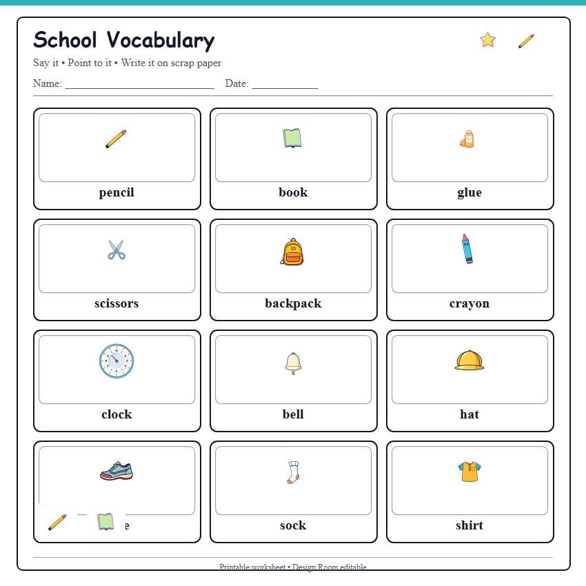 School Vocabulary