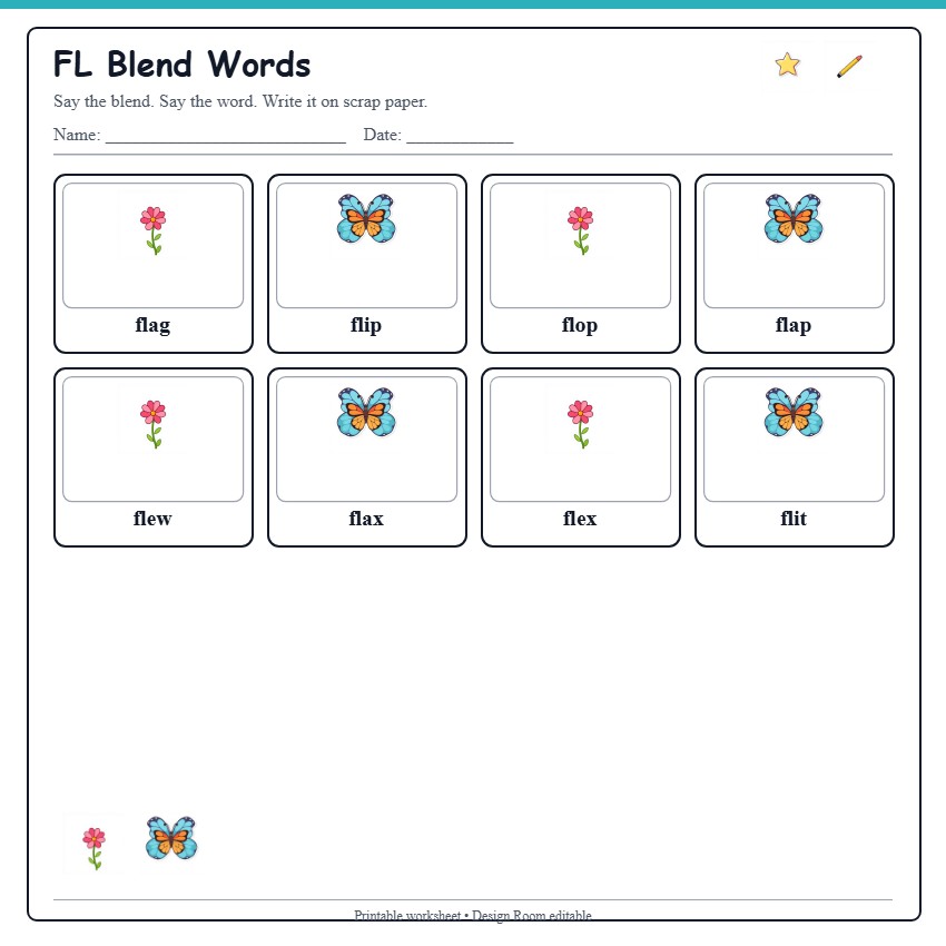 FL Blend Words