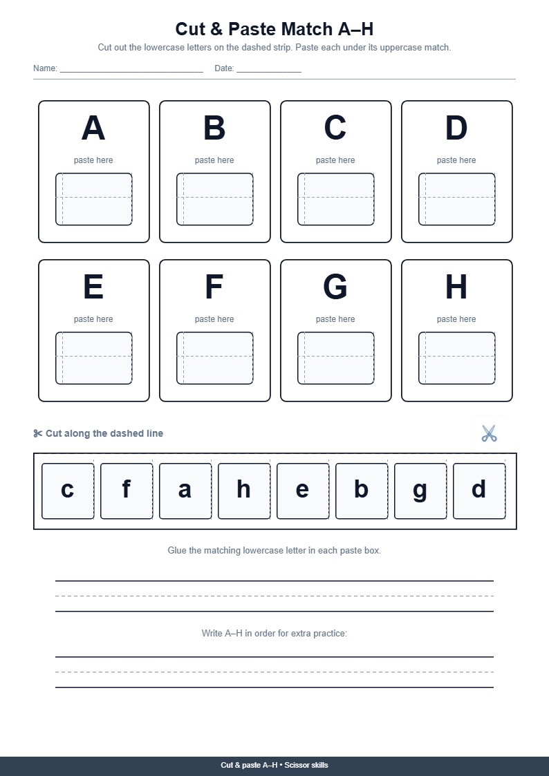 Cut & Paste Match A–H