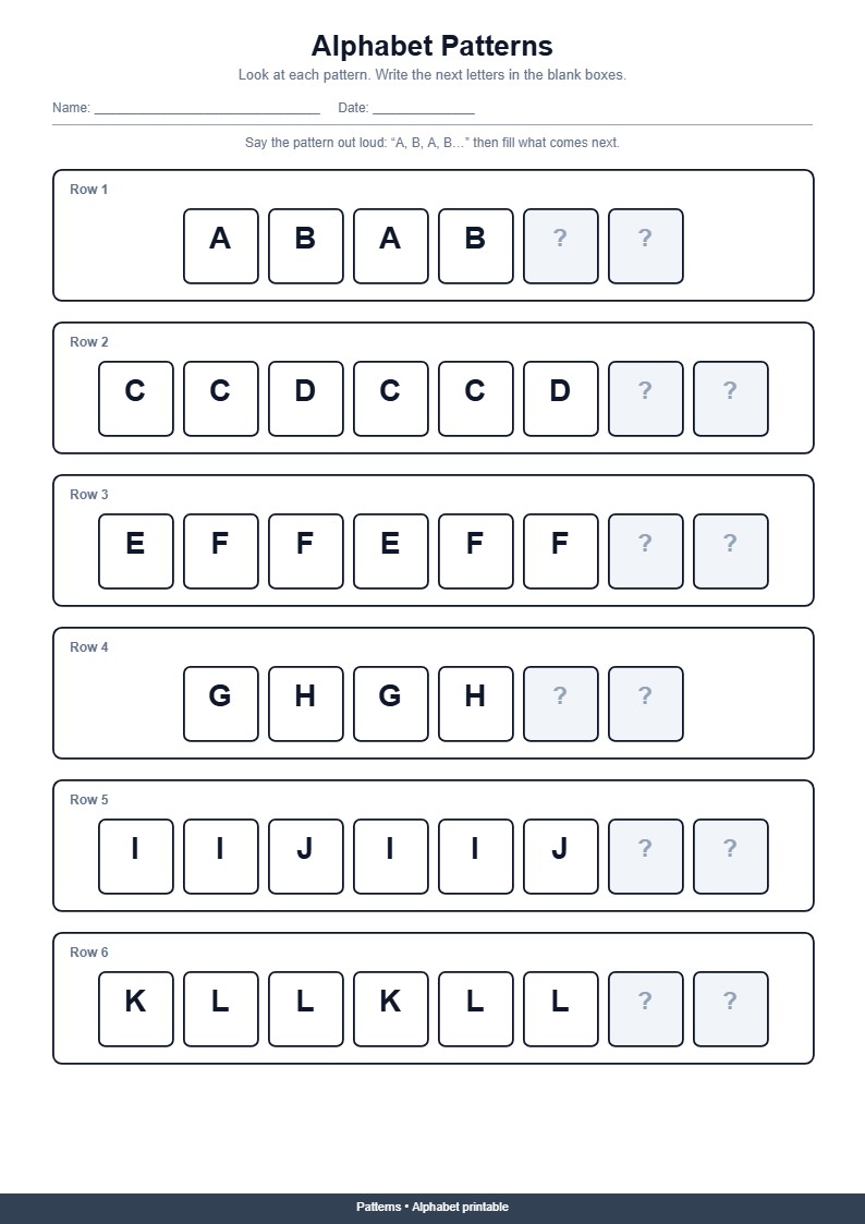 Alphabet Patterns